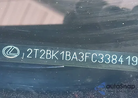 2015 Lexus Rx 350 z USA, uszkodzony, nr VIN 2T2BK1BA3FC338419